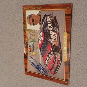 Vintage 1998 Maxx Jeff Burton Signed Sealed Delivered Autograph NASCAR /250